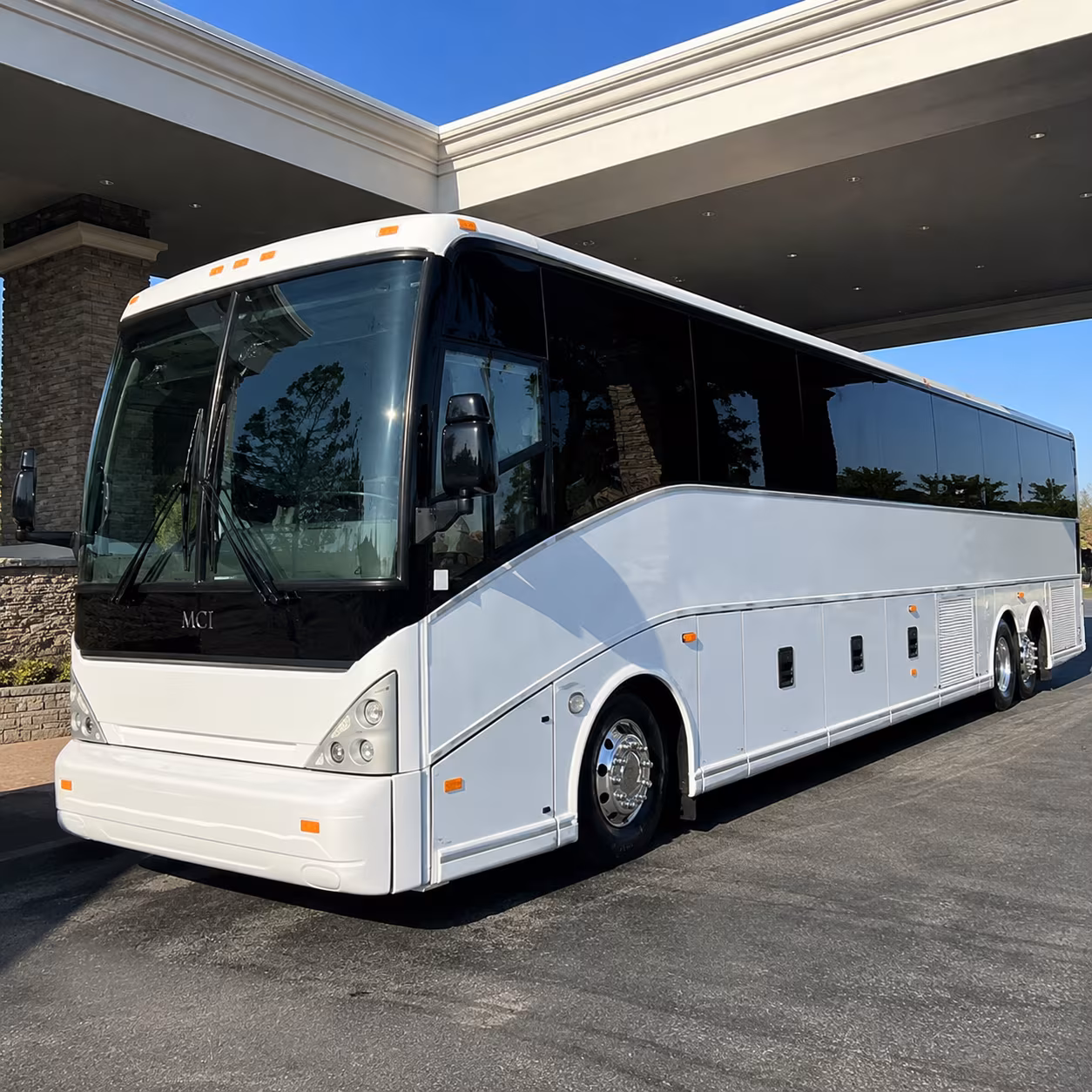 Concord Airport Shuttle & Transportation party bus exterior