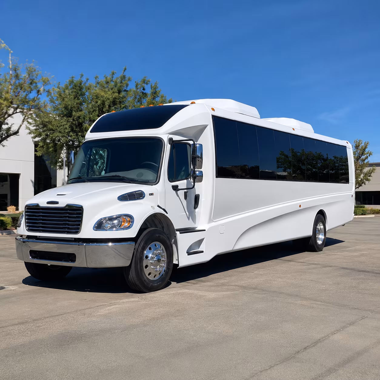 Concord Airport Shuttle & Transportation party bus exterior