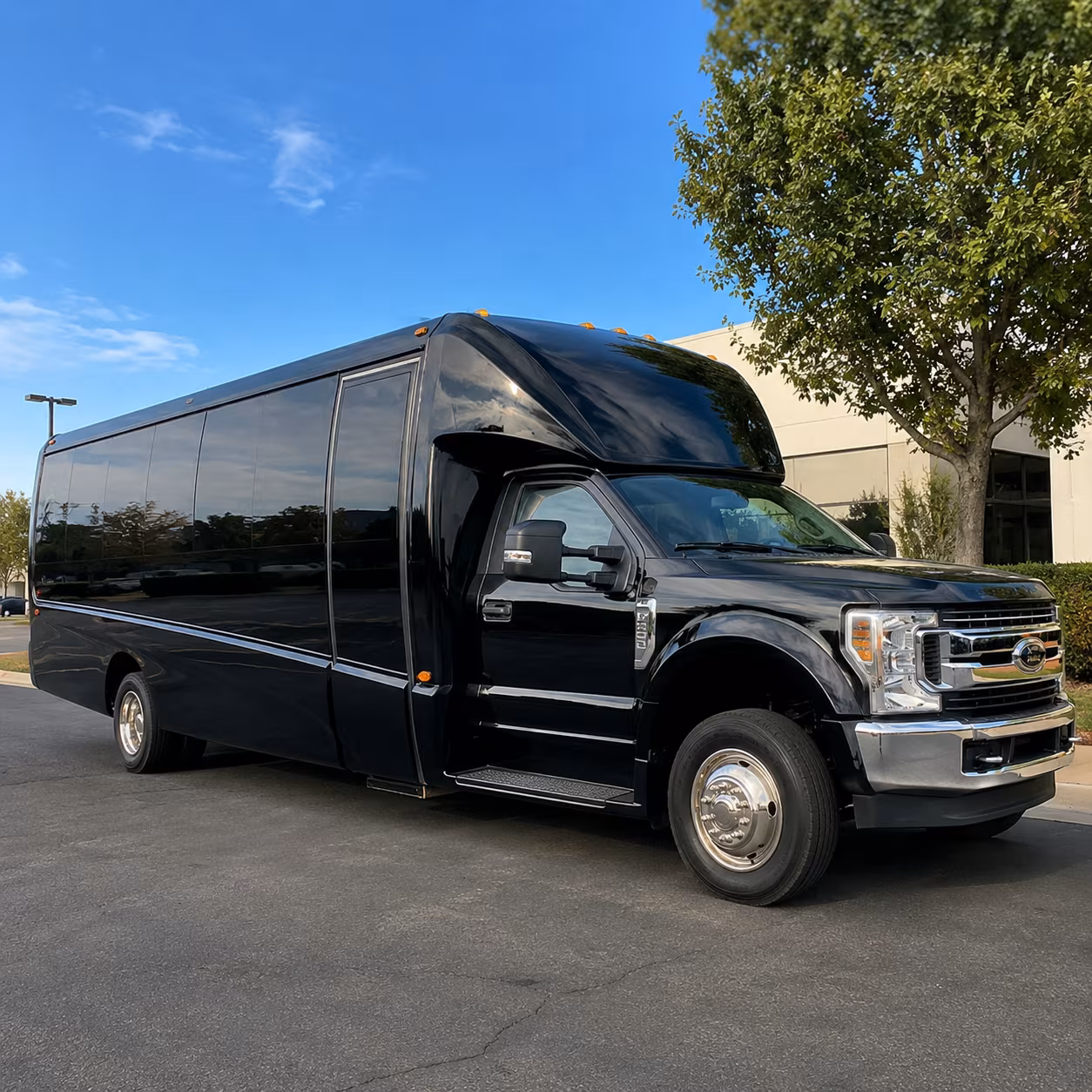 Concord Airport Shuttle & Transportation party bus exterior