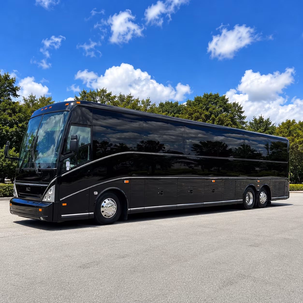 Concord Airport Shuttle & Transportation party bus exterior