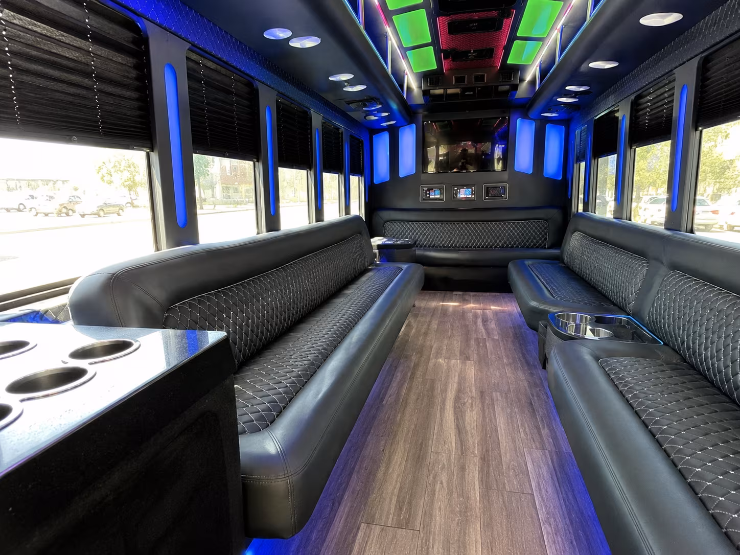 Concord Bachelor & Bachelorette Transportation party bus exterior