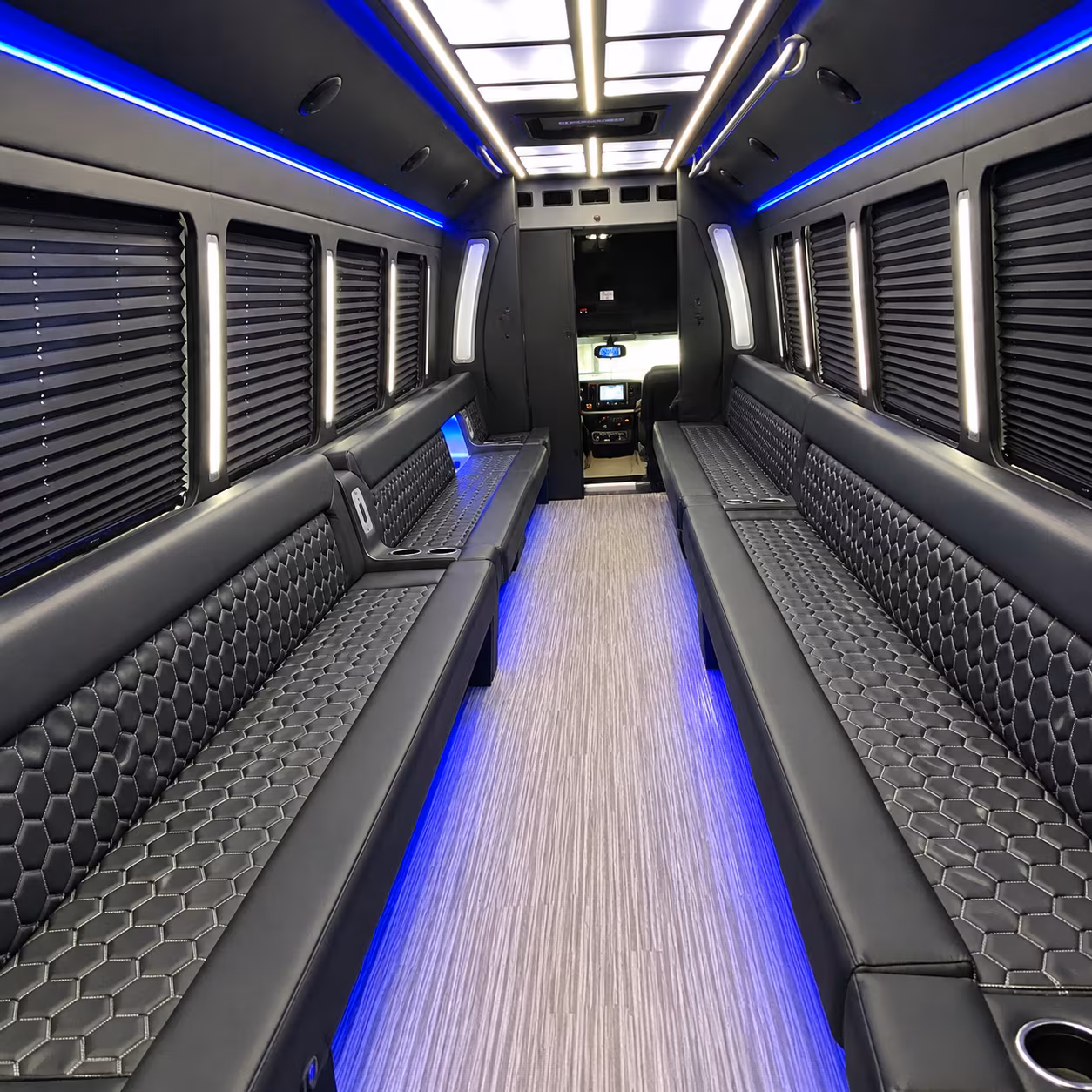 Concord Birthday, Sweet 16, & Quinceañera Transportation party bus exterior