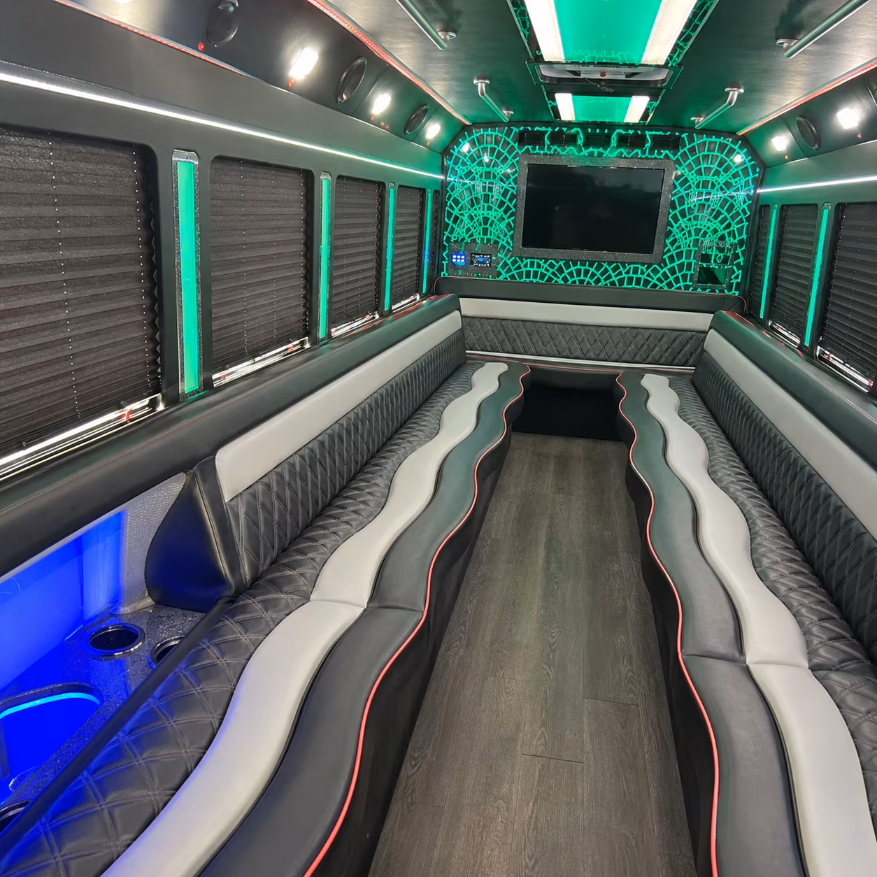 Concord Concert & Music Festival Transportation party bus exterior