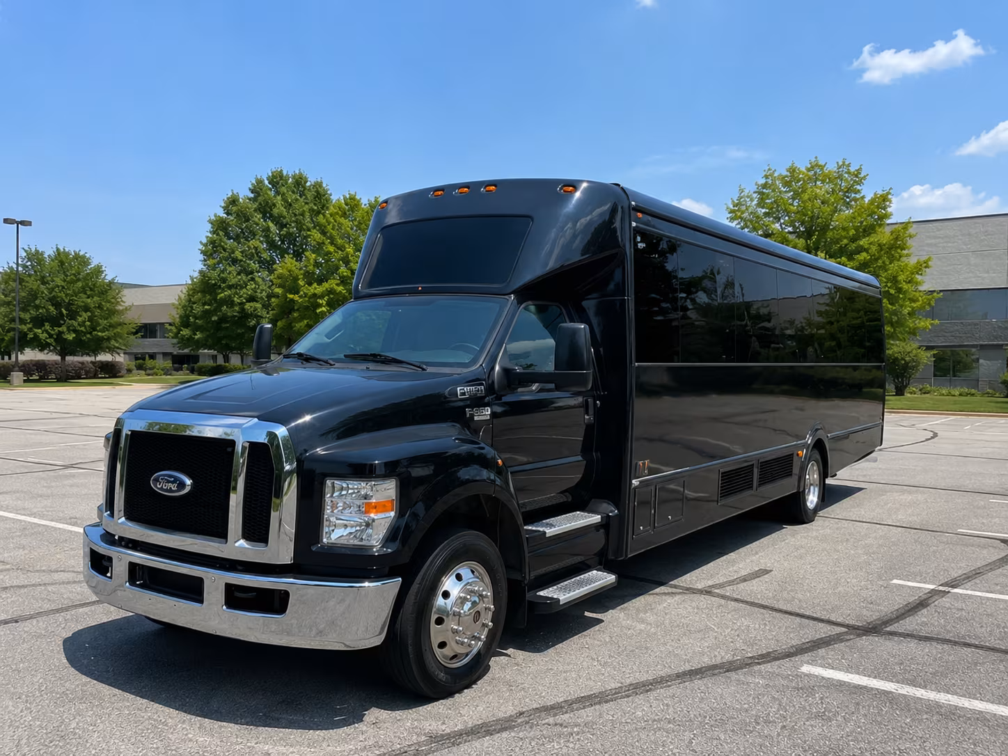 Concord Concert & Music Festival Transportation party bus exterior