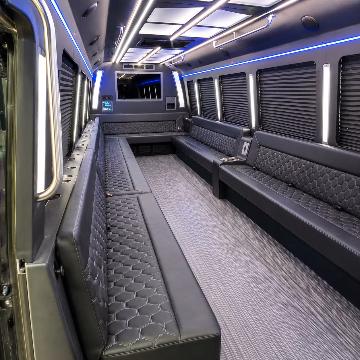 Concord Private Event Transportation party bus exterior
