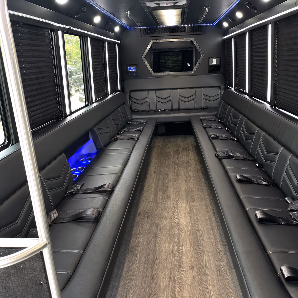 Concord Private Event Transportation onboard seating