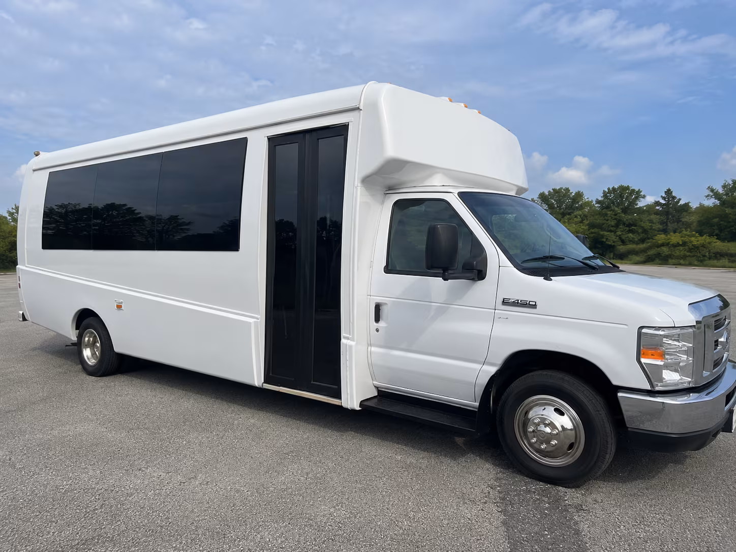 Concord Private Event Transportation party bus exterior