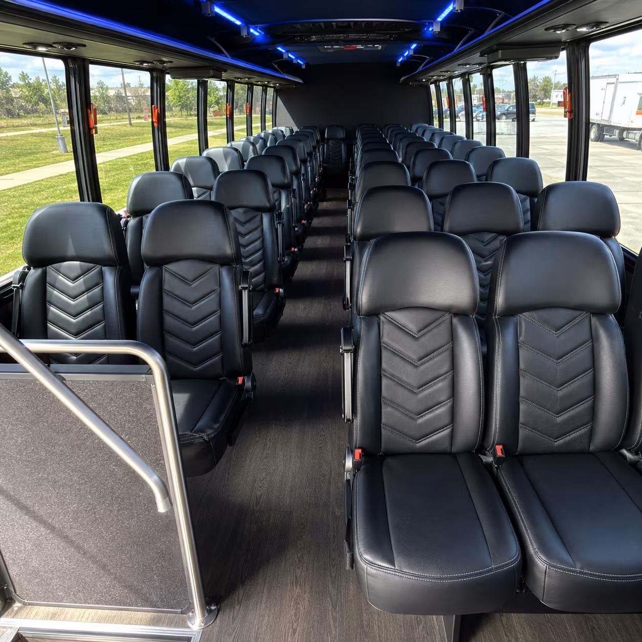 Concord School Event Transportation party bus exterior