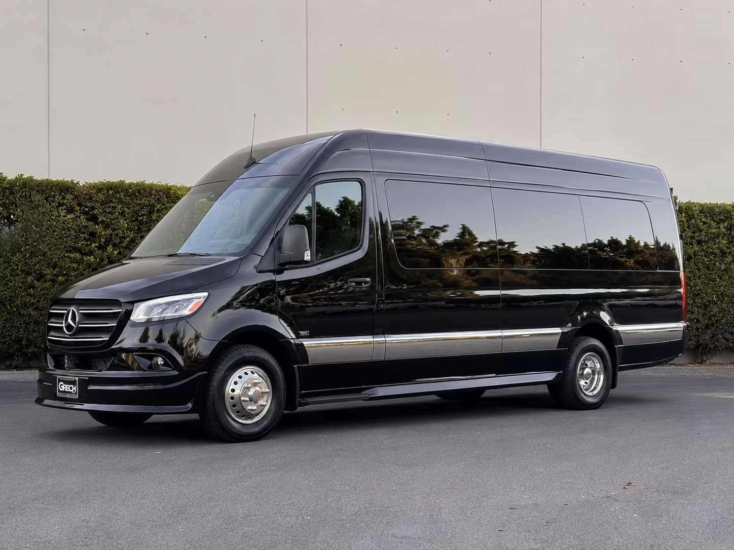 Concord School Event Transportation party bus exterior