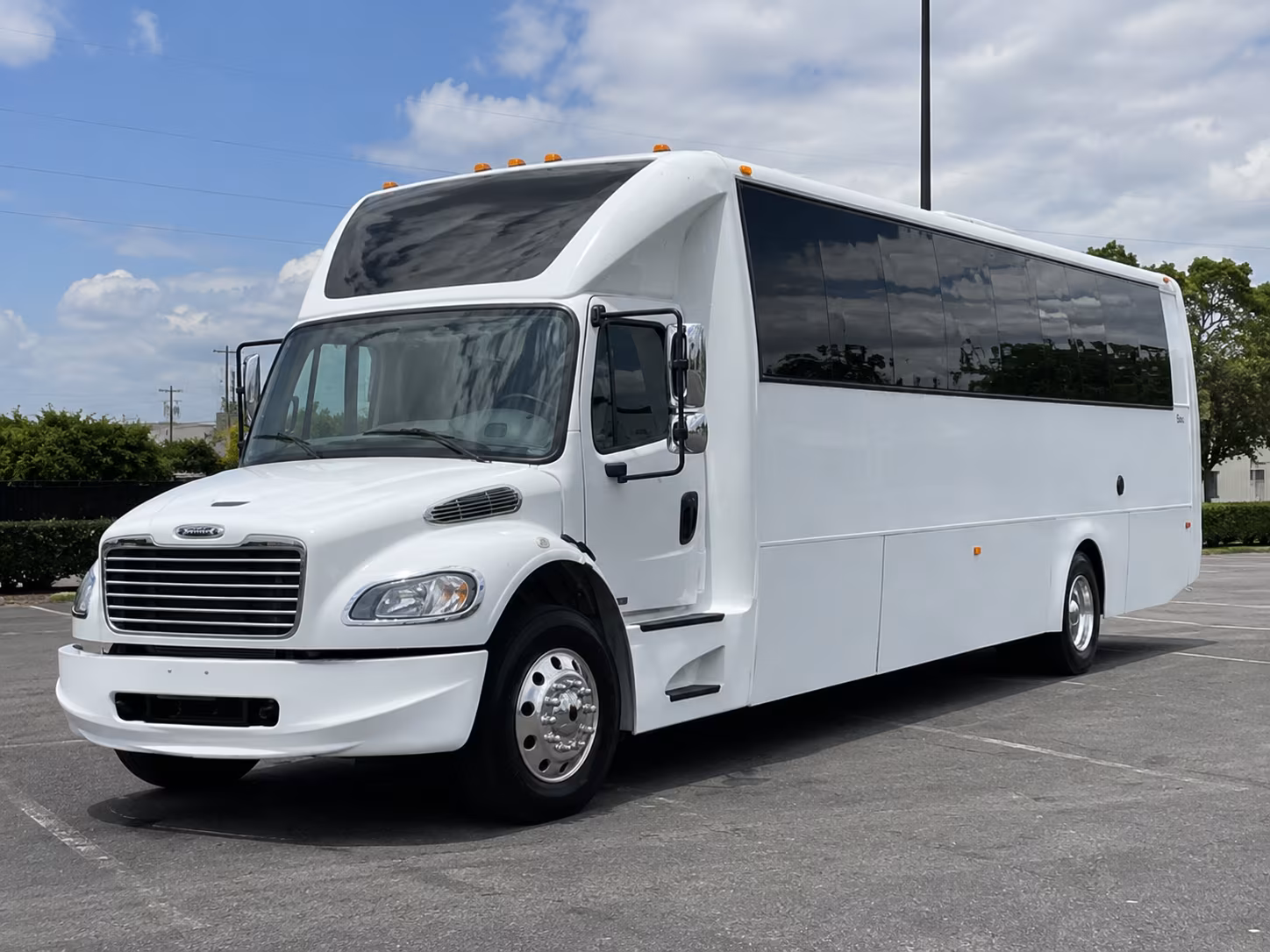 Concord Wedding Transportation party bus exterior