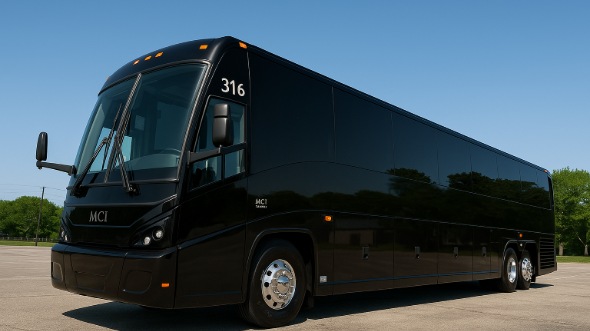 Exterior of Charter Bus Company Walnut Creek's 40 Passenger Party Bus in Walnut Creek