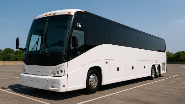 Exterior of Charter Bus Company Concord's 44 Passenger Charter Bus in Concord