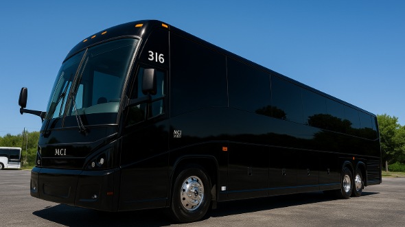 Exterior of Charter Bus Company Concord's 48 Passenger Charter Bus in Concord