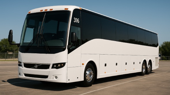 Exterior of Charter Bus Company Walnut Creek's 50 Passenger Party Bus in Walnut Creek