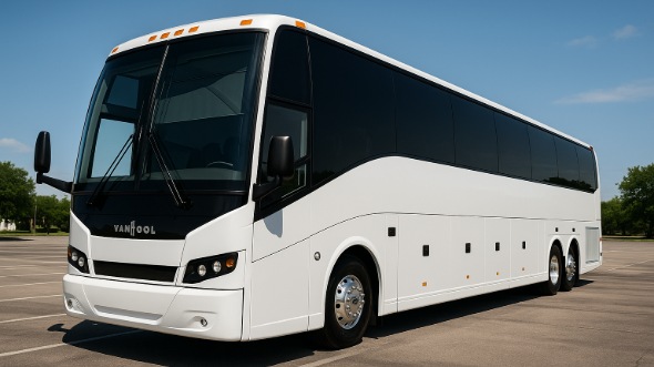 Exterior of Charter Bus Company Concord's 51 Passenger Charter Bus in Concord