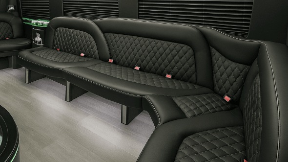 concord 14 passenger sprinter limousine interior
